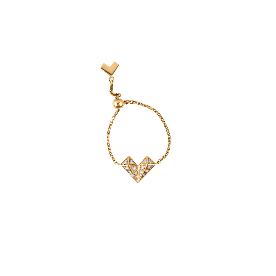 THE LITTLE HEART RING WITH DIAMONDS
